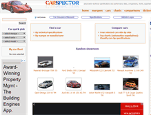 Tablet Screenshot of carspector.com